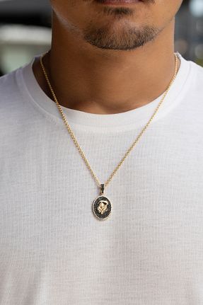 گردنبند طلا زرد مردانه 14 عیار Cenova Jewelry - کد 777999190