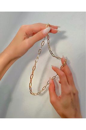 گردنبند استیل ( فولاد ) طلائی استیل ضد زنگ TRIAACCESSORY - کد 778083203
