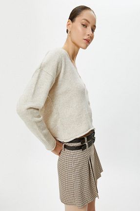 رویه بژ زنانه اسلیم Koton - کد 771840560