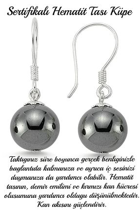 گوشواره جواهر سنگ طبیعی Tesbih Atölyesi - کد 714311438