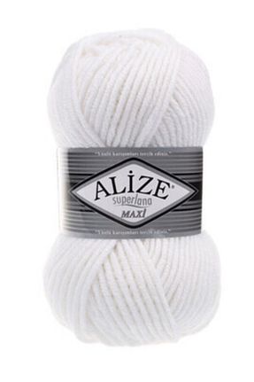 نخ بافندگی سفید Alize - کد 778499628