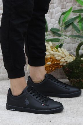 کفش اسنیکر مشکی زنانه بند دار U.S. Polo Assn. - کد 778584803
