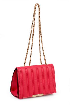کیف کمری صورتی زنانه چرم مصنوعی NBİBAGS - کد 778671225