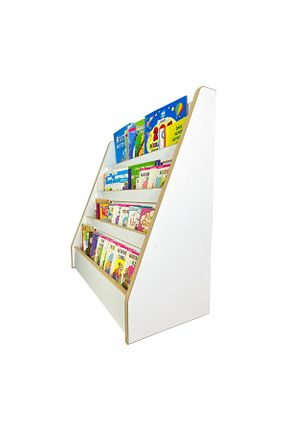 قفسه کتاب کودک و مونته سوری سفید MDF Emdief Home - کد 778777107