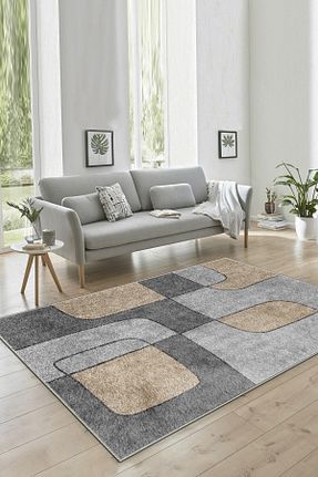 فرش زرد قابل شستشو Halise Home - کد 778847562