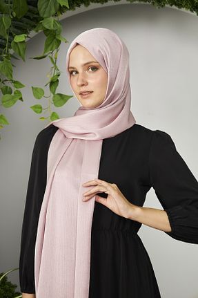 شال صورتی زنانه پلی استر Genel Markalar - کد 778758849
