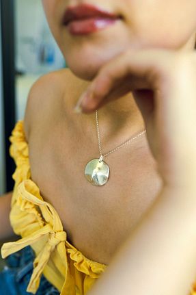 گردنبند نقره زنانه 925 عیار iz jewelry - کد 778678620