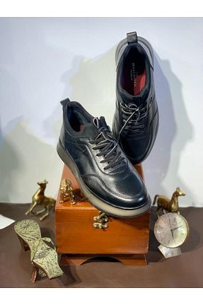 کفش کژوال مشکی مردانه چرم خالص MARCOMEN - کد 778778575