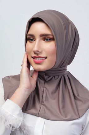 شال قهوه ای زنانه SpecialScarf Hijab Fashion - کد 778700891