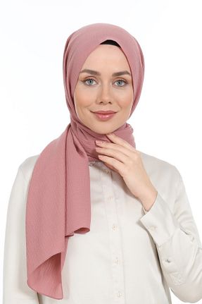 شال صورتی زنانه پنبه ای Levidor - کد 778453089