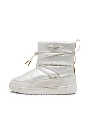 بوت / نیم بوت سفید زنانه پاشنه تخت Puma - کد 778778672