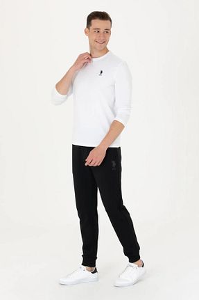 سوئیشرت سفید مردانه ساده U.S. Polo Assn. - کد 778544756
