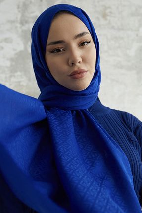 شال سرمه ای زنانه پنبه ای OzPrive - کد 778798533