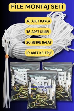 پیچ و میخ و رولپلاک Karadeniz Dekor Ağları - کد 779326367
