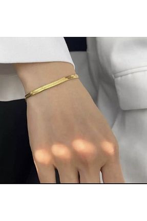 دستبند استیل (فولاد) طلائی زنانه استیل (فولاد) Doğaltaş - کد 779288028