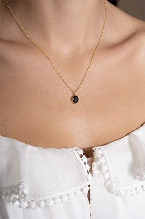 گردنبند نقره طلائی زنانه 925 عیار Takıdepo - کد 779455784