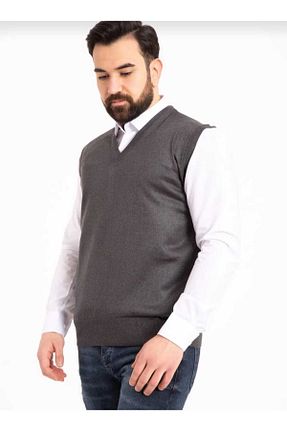 سوئیتر طوسی مردانه اکریلیک BLUEMOOR - کد 779487825