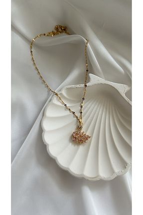 گردنبند استیل ( فولاد ) طلائی زنانه استیل (فولاد) Luna Lush Accessory - کد 779489763