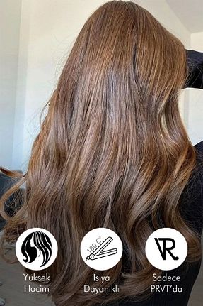 کلاه گیس قهوه ای زنانه PRVT - کد 779518352