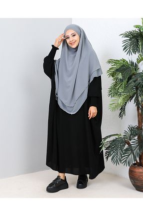 شال طوسی زنانه شیفون HATİCEATABEYLİBUTİK - کد 779603370