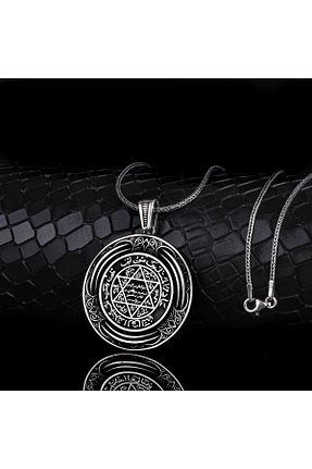 گردنبند نقره طوسی مردانه 925 عیار Tesbihsepetim - کد 779655062