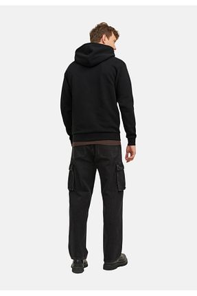سوئیشرت مشکی مردانه ساده Jack & Jones - کد 741714374