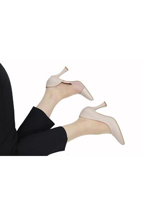 کفش کلاسیک بژ زنانه چرم مصنوعی lizshoe - کد 779593980