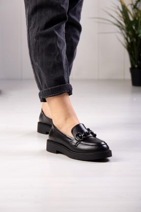 کفش کژوال مشکی زنانه پاشنه کوتاه ( 4 - 1 cm ) پاشنه ساده کد 779592696