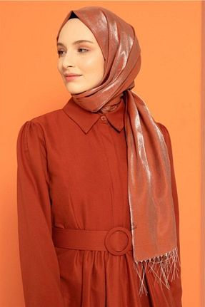 شال نارنجی زنانه ویسکون Armine - کد 32439469
