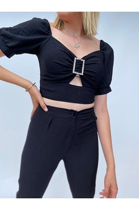 لباس مشکی زنانه بافتنی ky butikkk - کد 97924671