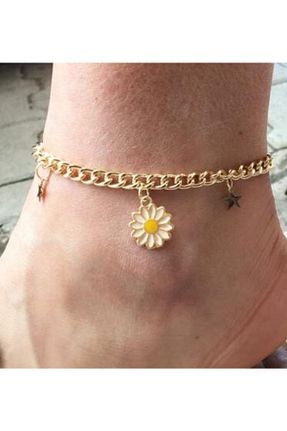 خلخال جواهر طلائی زنانه روکش طلا DGN Shoping - کد 98325905