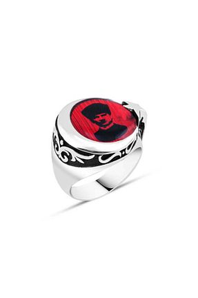 انگشتر نقره مردانه 925 عیار AMBERKAN - کد 98318665