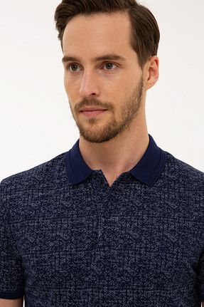 تیشرت سرمه ای مردانه اسلیم فیت Pierre Cardin - کد 37209803