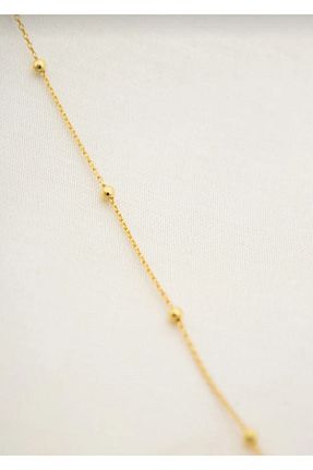 خلخال جواهر طلائی زنانه پوشش لاکی MARCİELO Accessories - کد 354948268