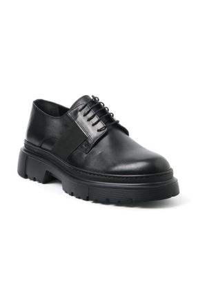 کفش آکسفورد مشکی مردانه پاشنه کوتاه ( 4 - 1 cm ) کد 779192000
