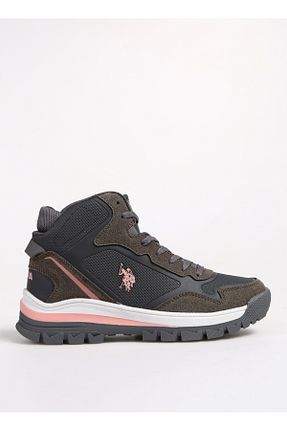 بوت / نیم بوت خاکی زنانه پاشنه تخت U.S. Polo Assn. - کد 779255711
