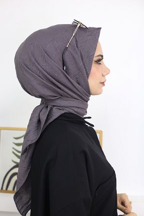 شال طوسی زنانه ویسکون کد 779660811