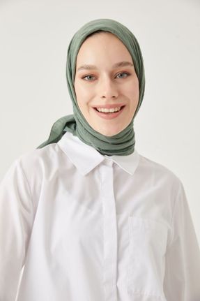 روسری سبز پنبه (نخی) 100 x 100 کد 780014490