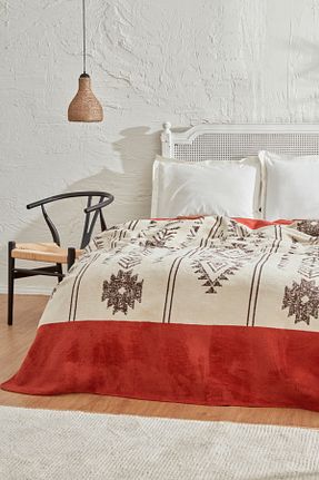 پتو دونفره نارنجی پنبه ای Karaca Home - کد 779954530