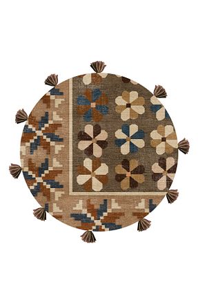 فرش رنگی قابل شستشو Rugs Modern Halı - کد 779769304