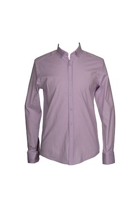 پیراهن بنفش مردانه اسلیم فیت acw fashion - کد 780023293