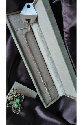 دستبند استیل (فولاد) طلائی زنانه استیل (فولاد) shesra - کد 780118971