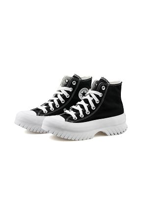 کفش اسنیکر مشکی زنانه بند دار Converse - کد 779894371
