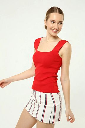 بلوز قرمز زنانه ساده rka collection - کد 764250367