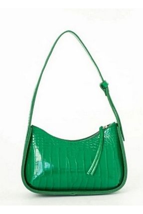 کیف دوشی سبز زنانه چرم مصنوعی ÇANTA - کد 779687889