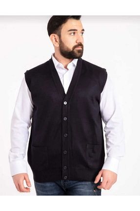 جلیقه سرمه ای مردانه رگولار Genel Markalar - کد 779885437