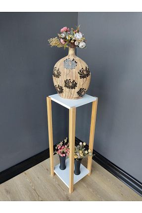 میز عسلی سفید چوب zeo wood design - کد 99416889