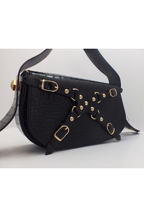 کیف دوشی مشکی زنانه چرم مصنوعی ferdasbags - کد 780520240