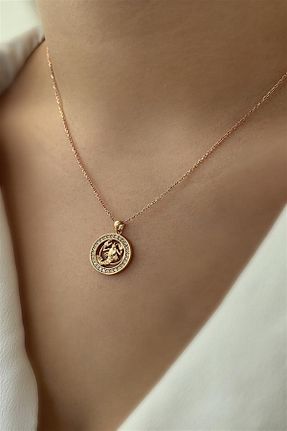گردنبند نقره صورتی زنانه 925 عیار Ziu - کد 148312054