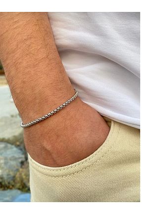 گردنبند جواهر طوسی زنانه استیل ضد زنگ Butik Karaca - کد 780499917